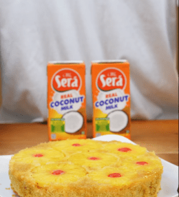 Coconut Milk Pineapple Upside-Down Cake